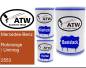 Preview: Mercedes-Benz, Rotorange / Unimog, 2553: 500ml Lackdose + 500ml Klarlack + 250ml Härter - Set, von ATW Autoteile West.